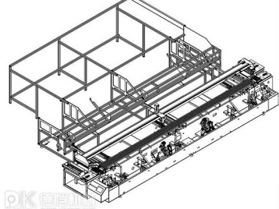 包裝機設備-方管加鏈條新結構完善加寬新